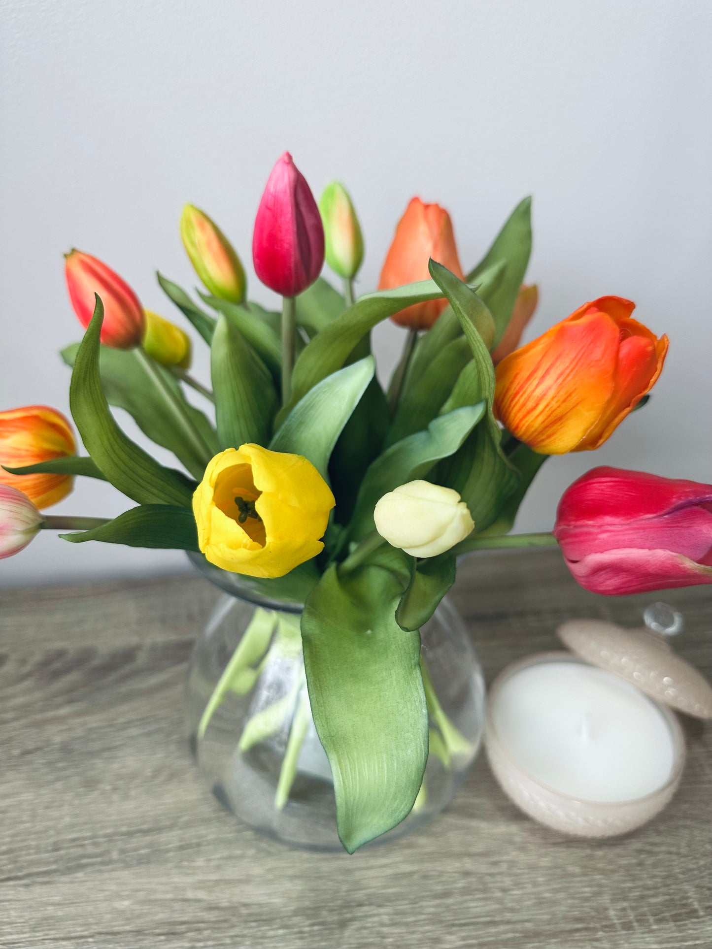 Tulpen boeket incl. vaas