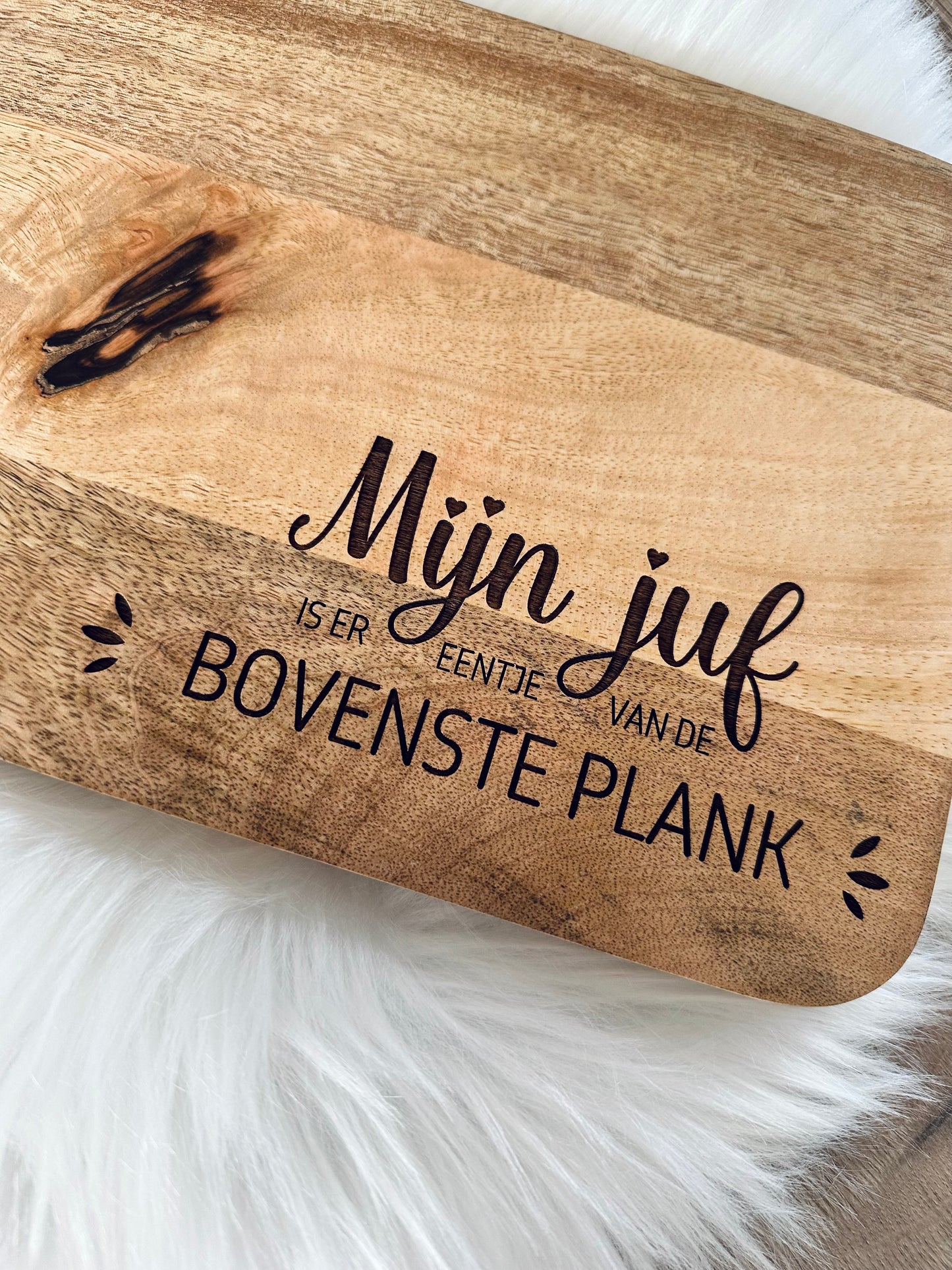 Snijplank Juf