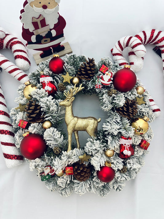 Kerstkrans Rendier diameter 50cm