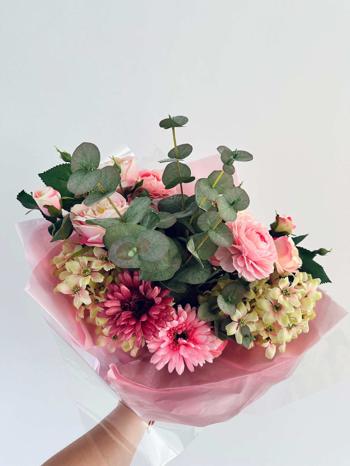 Zijden boeket Rose