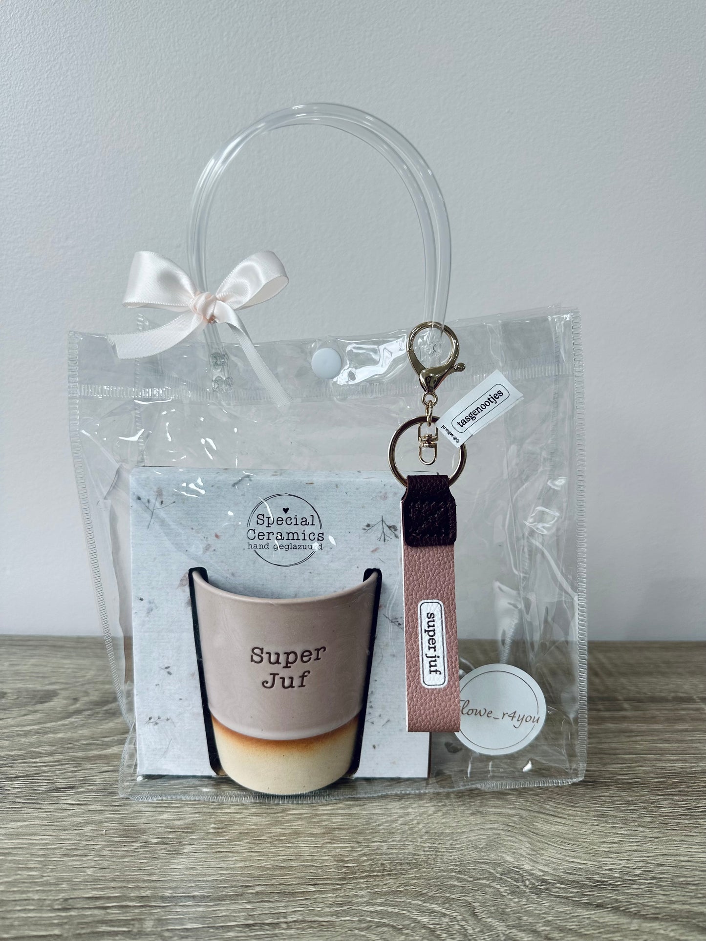 Geschenktas Juf