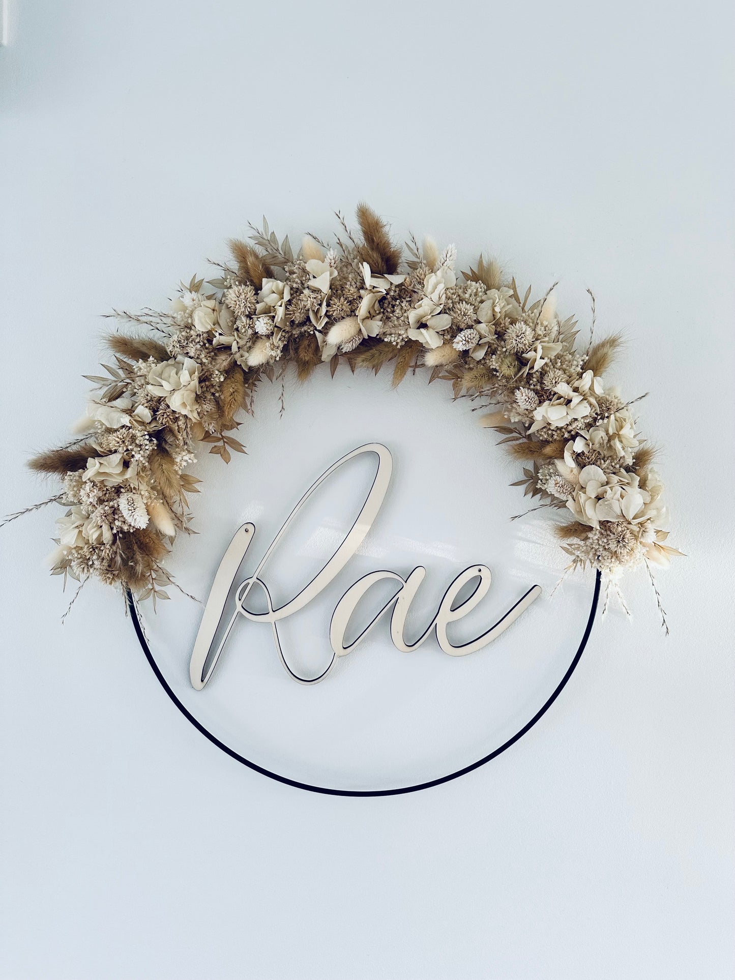 Flowerhoop met naam op maat