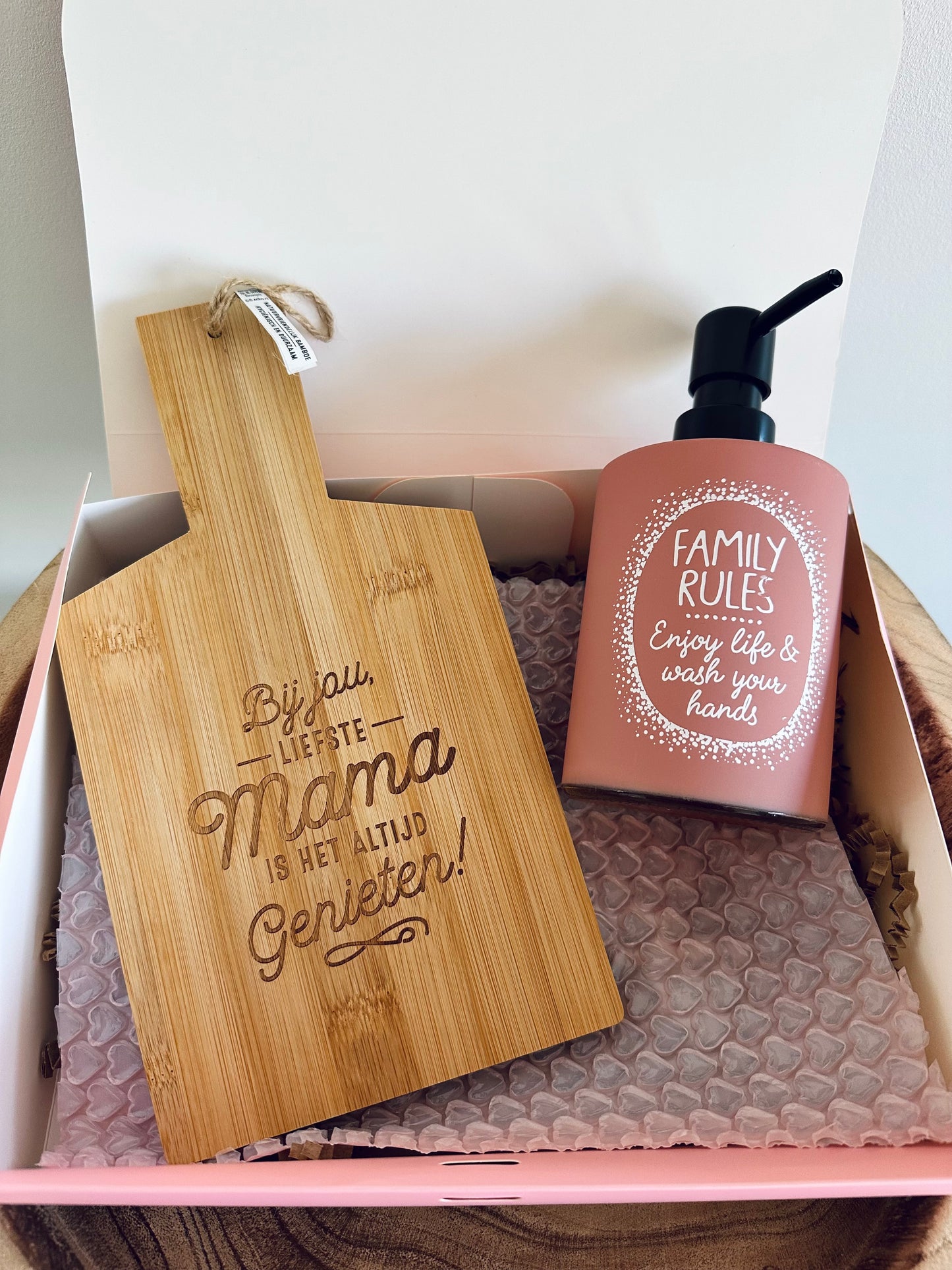 Geschenkset mama roze