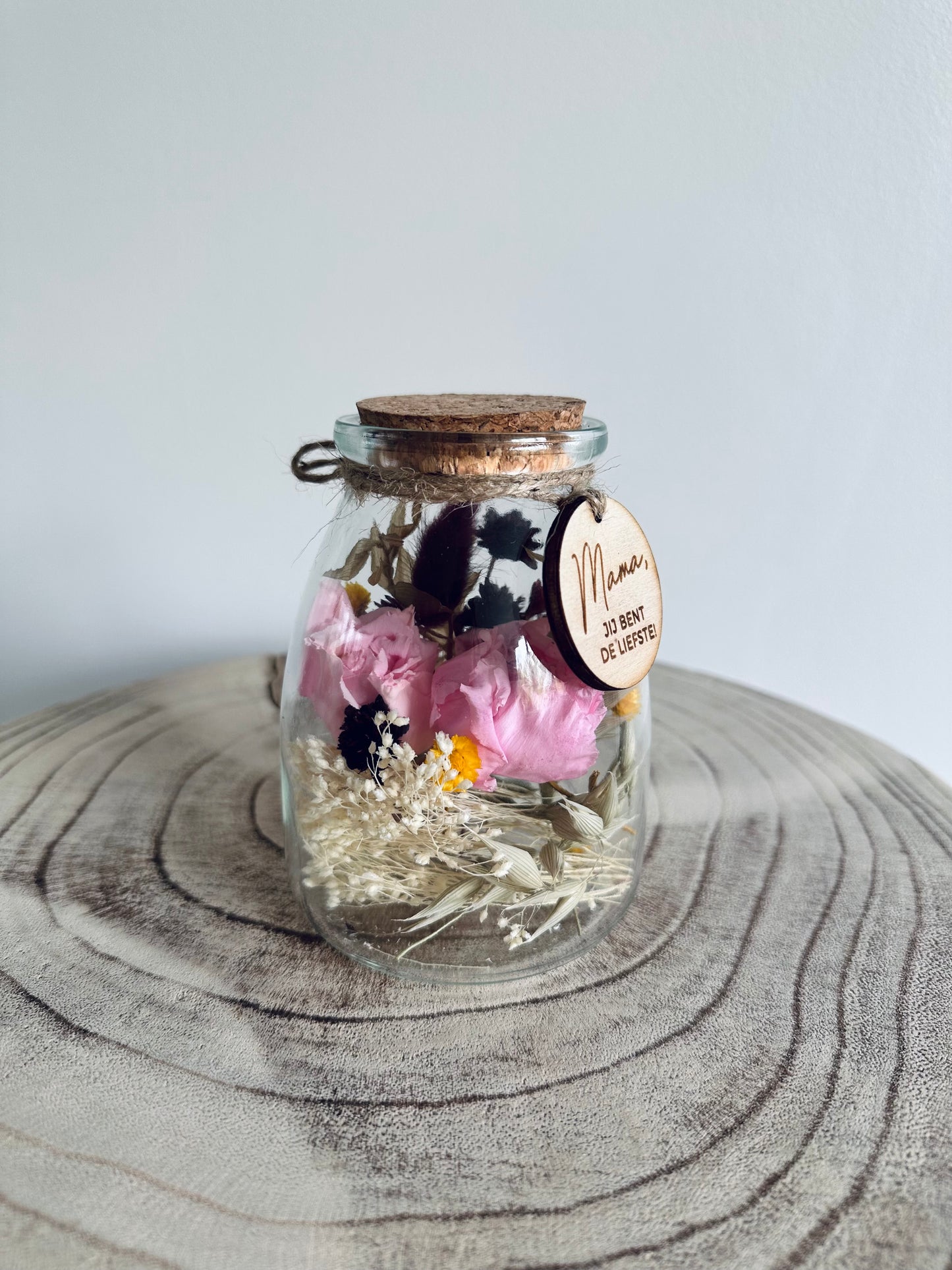 Gesloten vaasje Mama jij bent de liefste