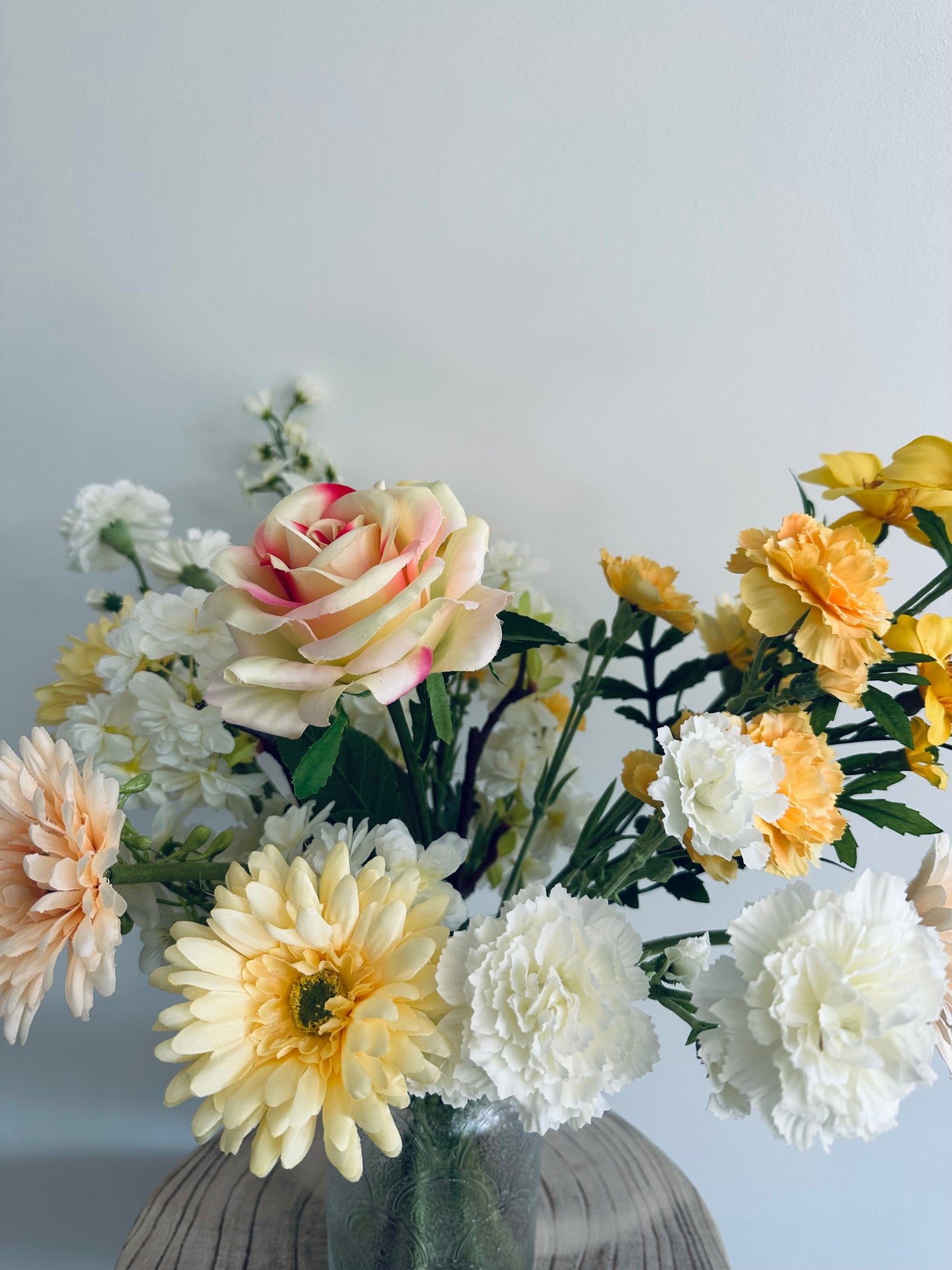 Zijden boeket Sweet Yellow