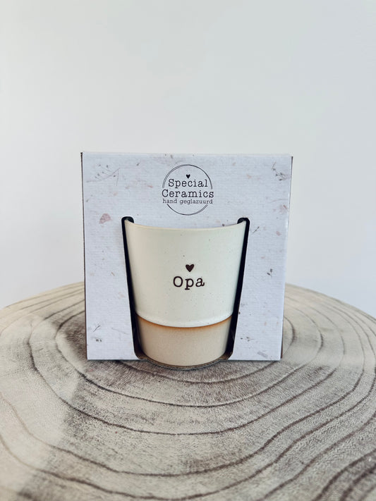 Special Ceramics mok Opa