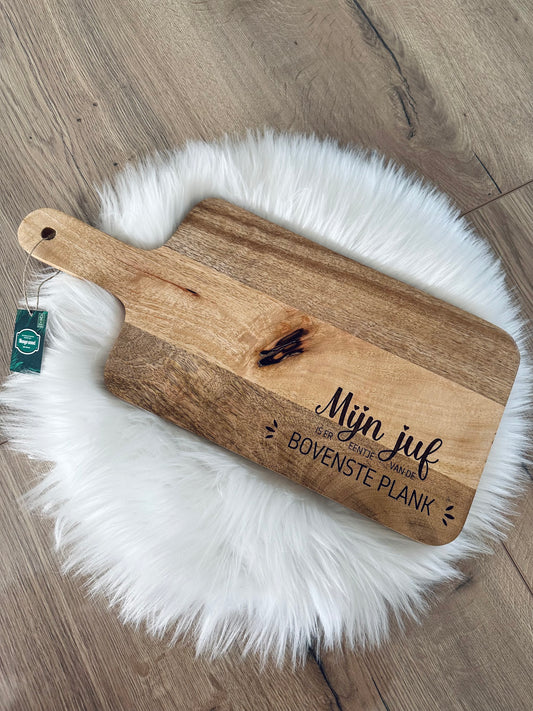 Snijplank Juf