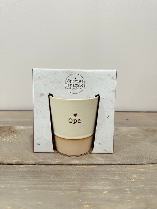 Special Ceramics mok Opa