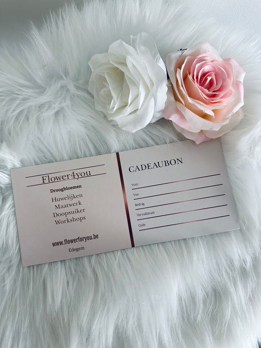 Cadeaubon papieren versie