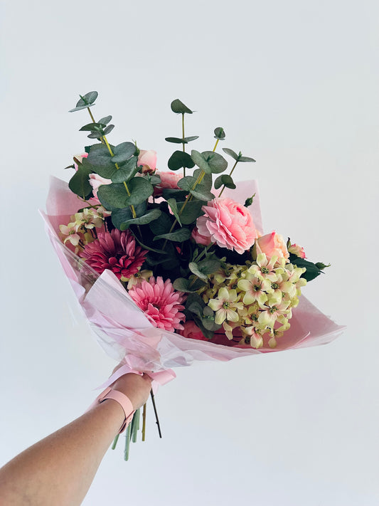 Zijden boeket Rose