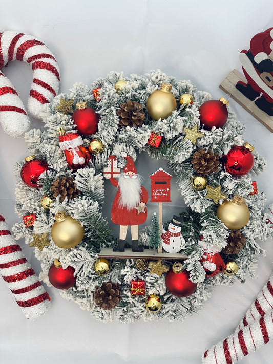 Kerstkrans Santa Clause 2