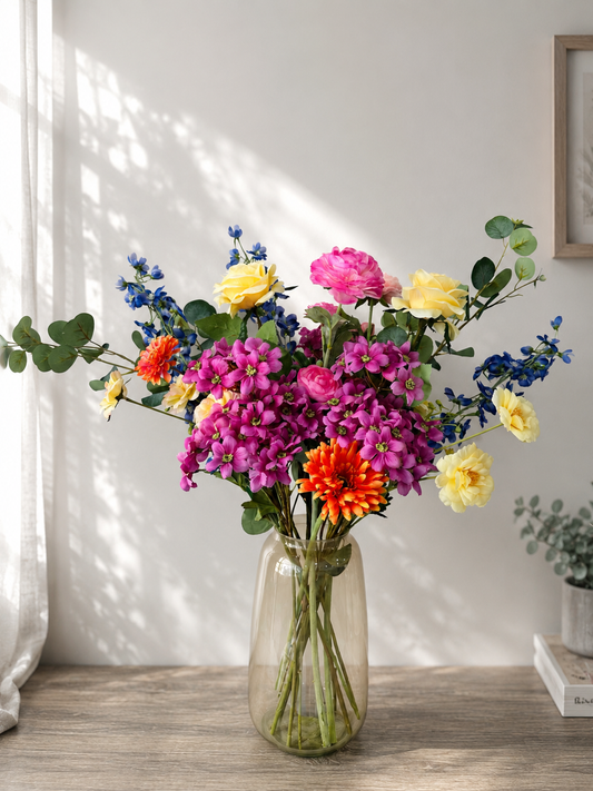 Zijden boeket Blooming Joy