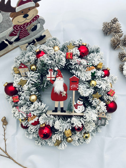 Kerstkrans Santa Clause diameter 50cm