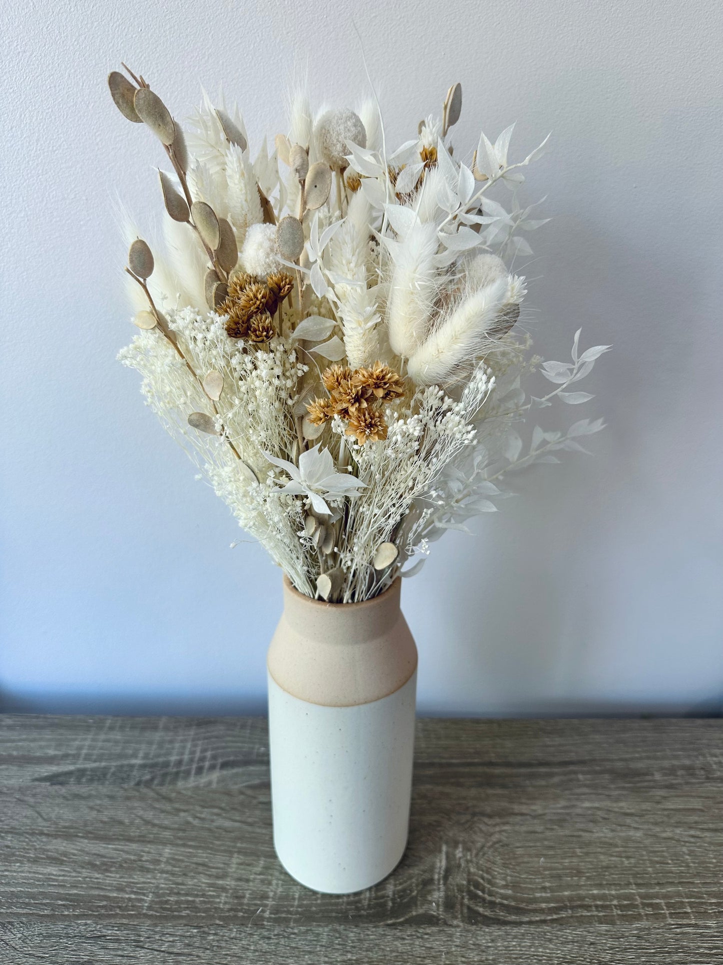 Boeket sweet naturel incl. vaas
