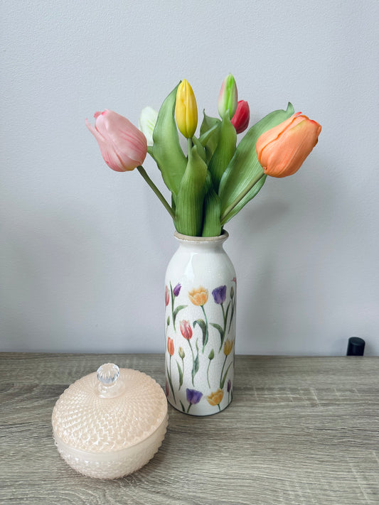 Tulpenboeket + vaasje