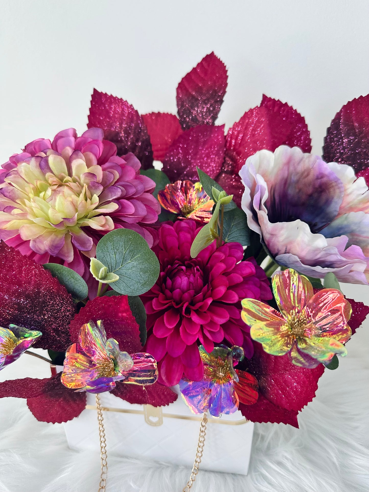 Bloemstuk Burgundy