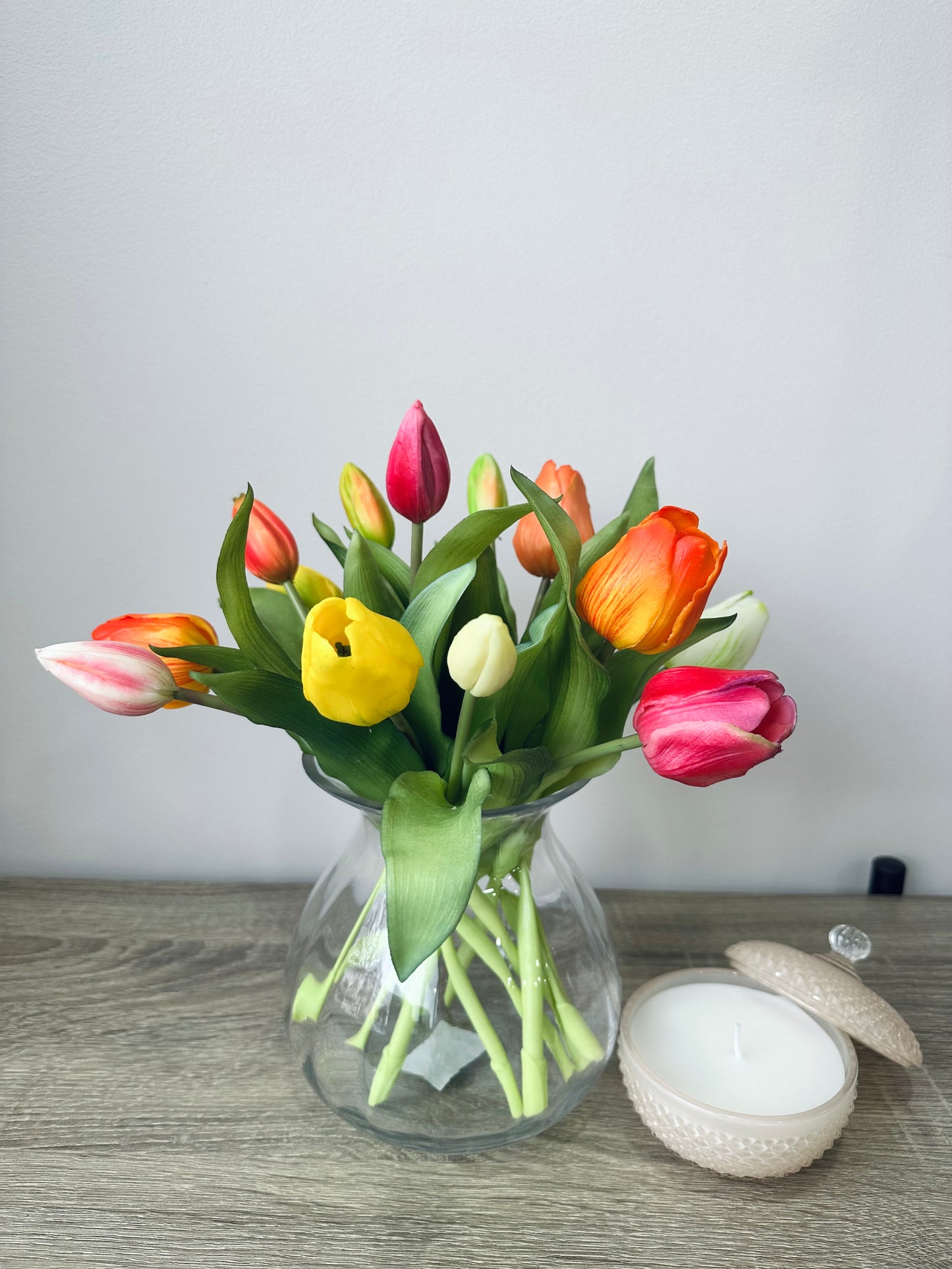 Tulpen boeket incl. vaas