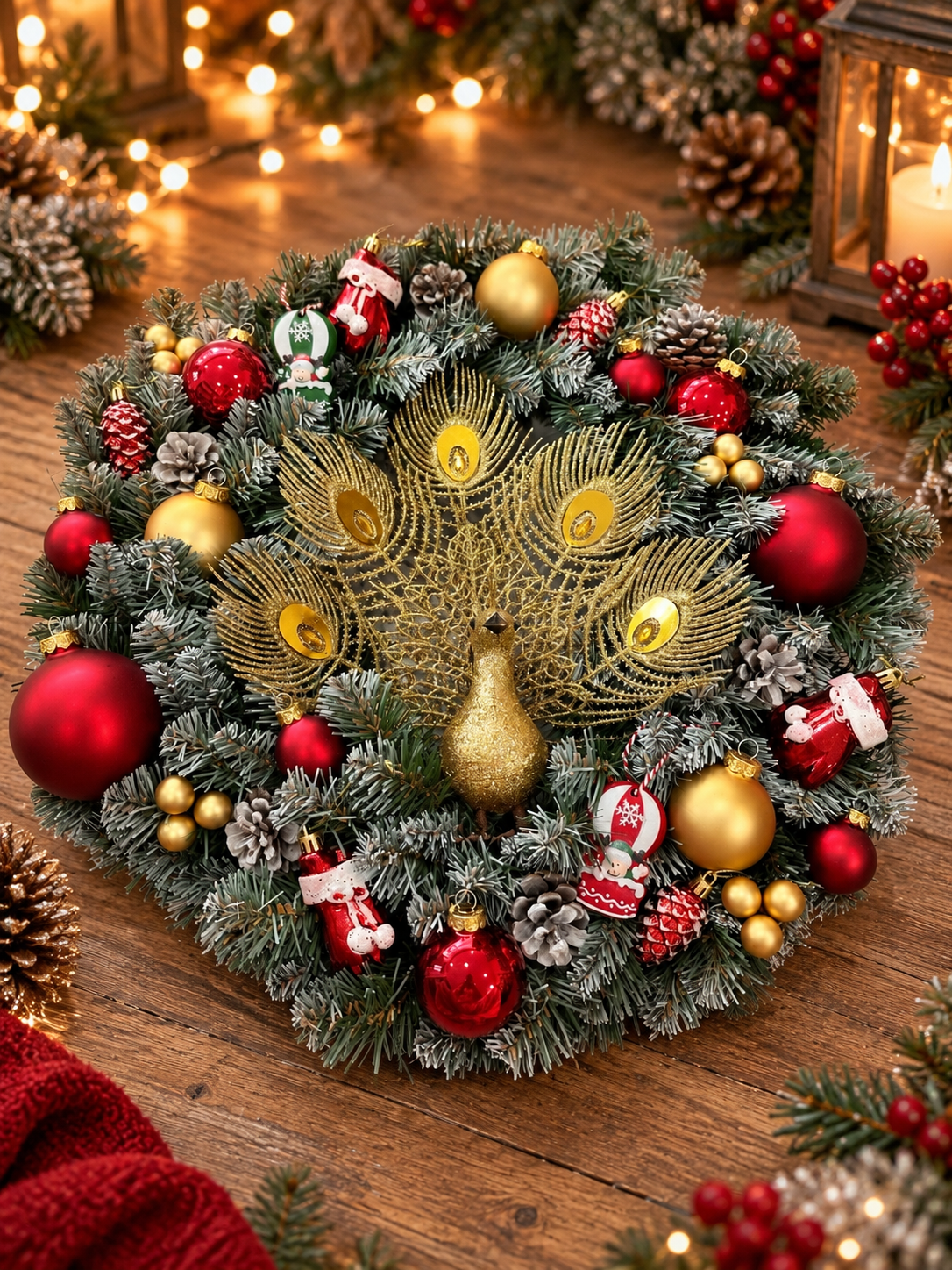 Kerstkrans Pauw