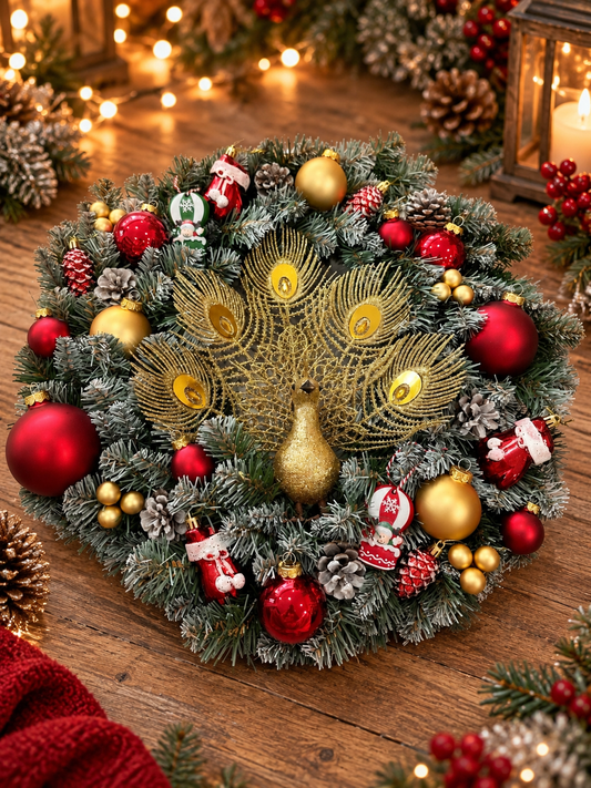 Kerstkrans Pauw