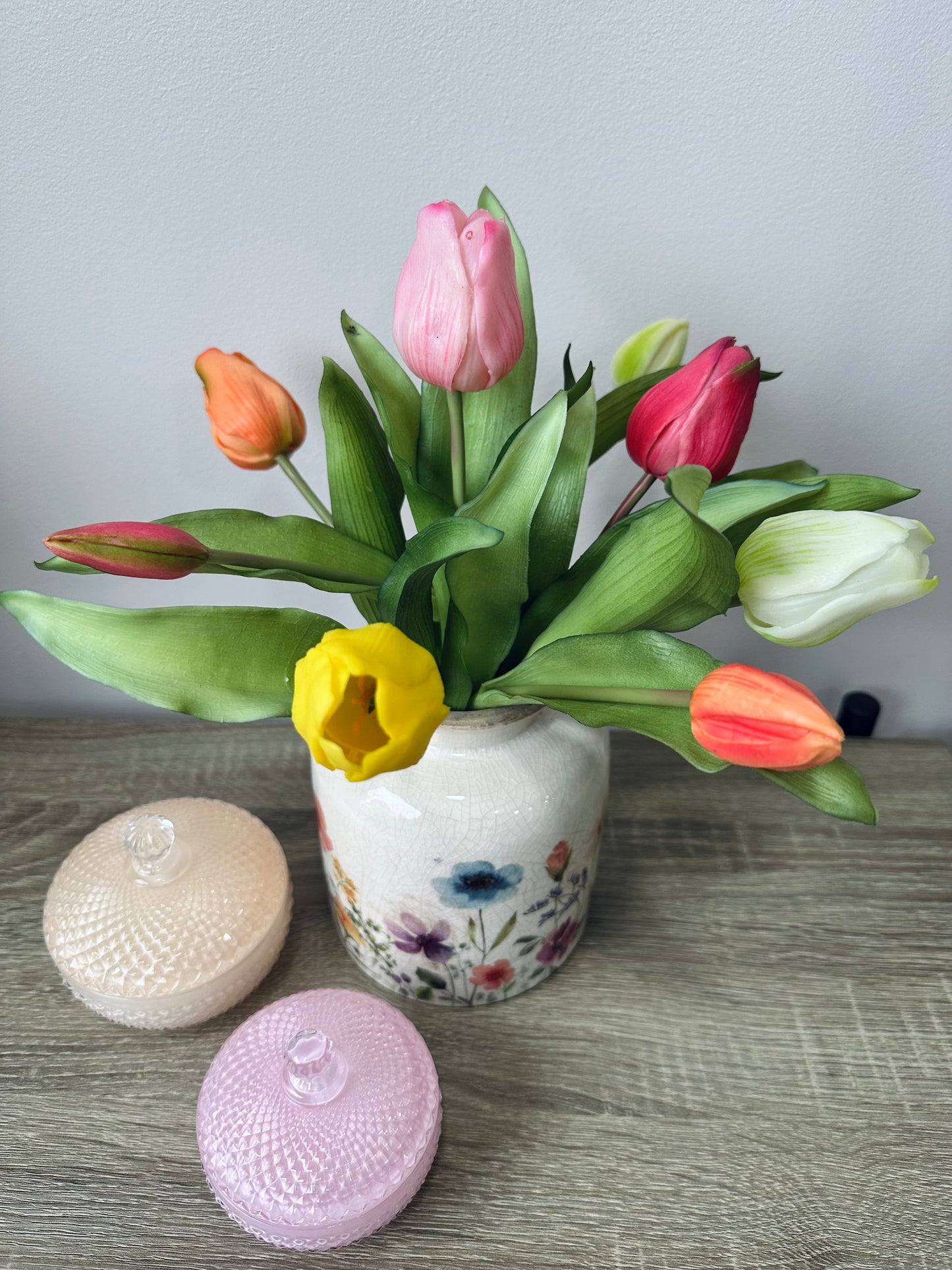 Vaas Flower en Mix Tulpenboeket