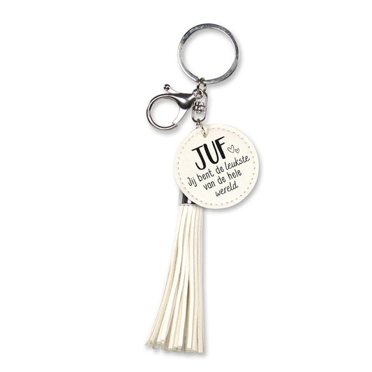 Sleutelhanger Juf