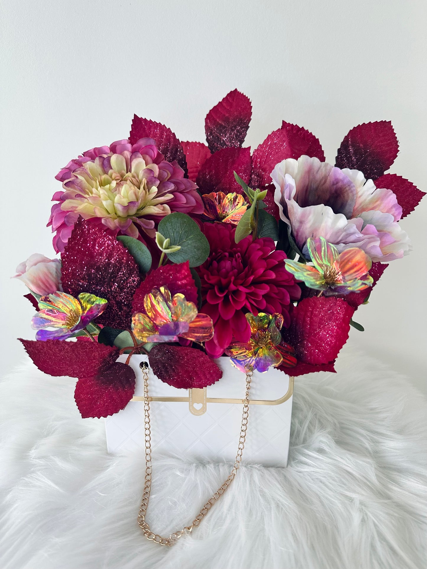 Bloemstuk Burgundy