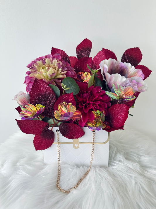 Bloemstuk Burgundy