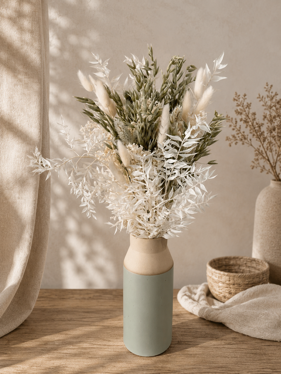 Boeket Sage Serenity incl. vaas