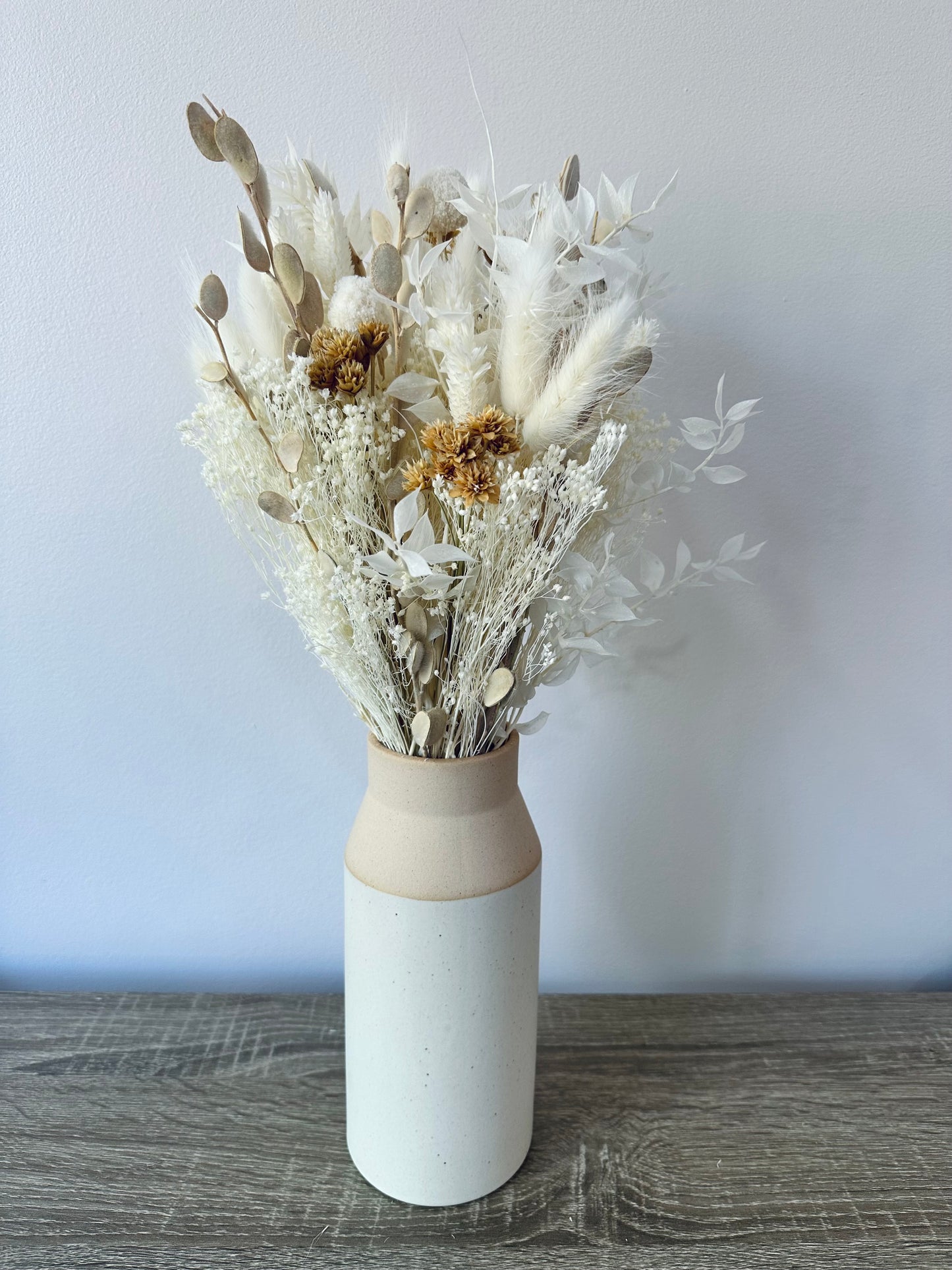 Boeket sweet naturel incl. vaas