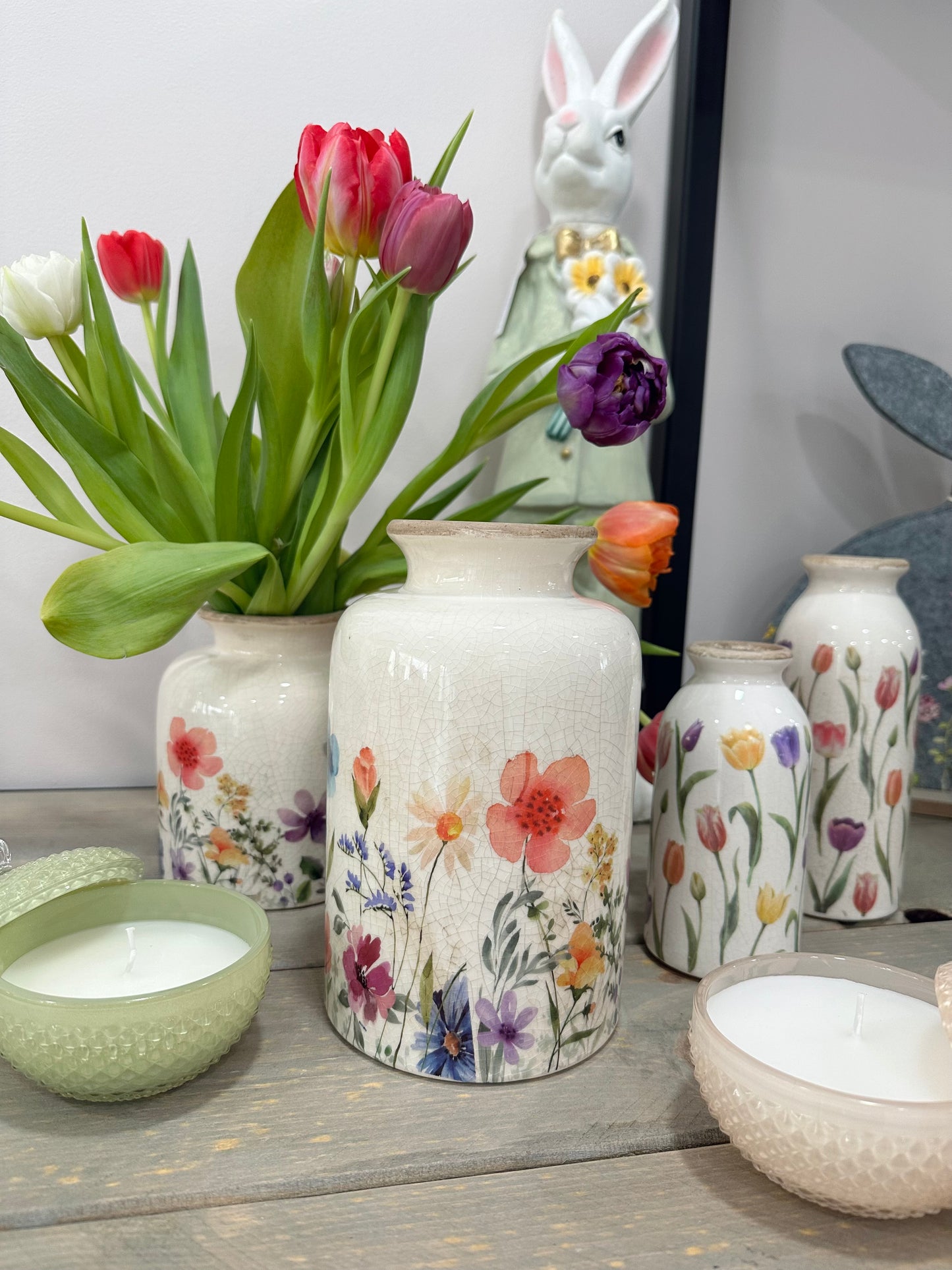 Vaas Flower Hoogte 21cm