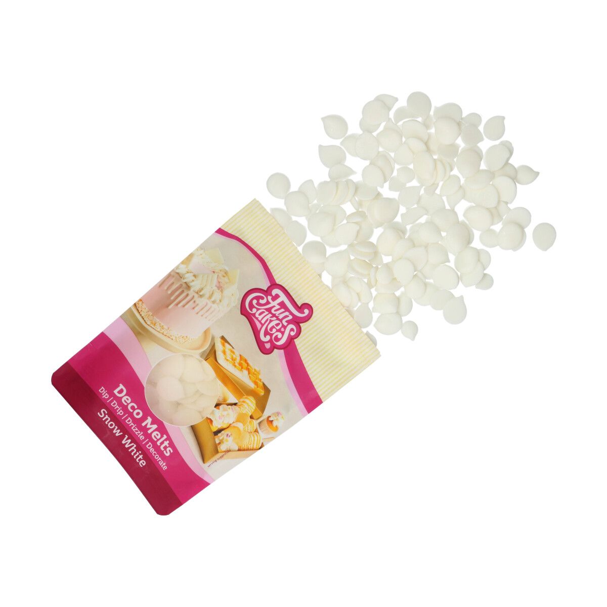 FunCakes Deco Melts -Snow White- 250g